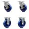 Service Caster 5 Inch Solid Polyurethane Swivel Top Plate Caster Set with 2 Brake 2 Rigid SCC SCC-20S514-SPUS-TLB-TP2-2-R-2 - alternate 4